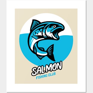 salmon Fishing Posters and Art